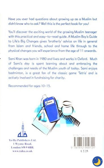 Muslim Boy’s Guide to Life's Changes | Dua Book | Crescent Moon