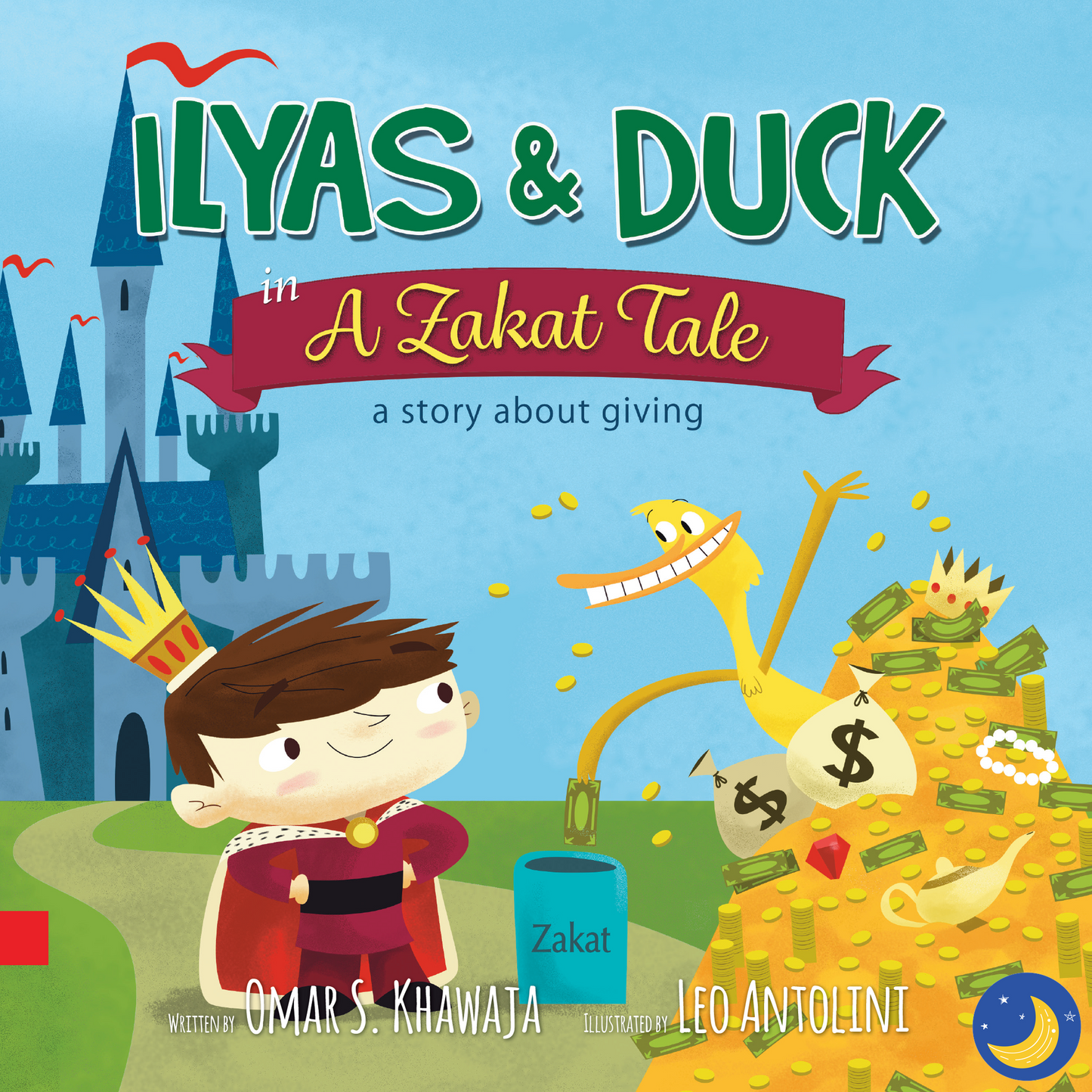 Ilyas & Duck - A Zakat Tale-Islamic Books-Little Big Kids-Crescent Moon Store