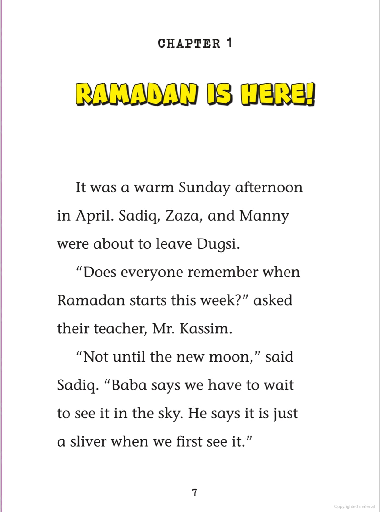 Sadiq And The Ramadan Gift - The Ramadan Gift 