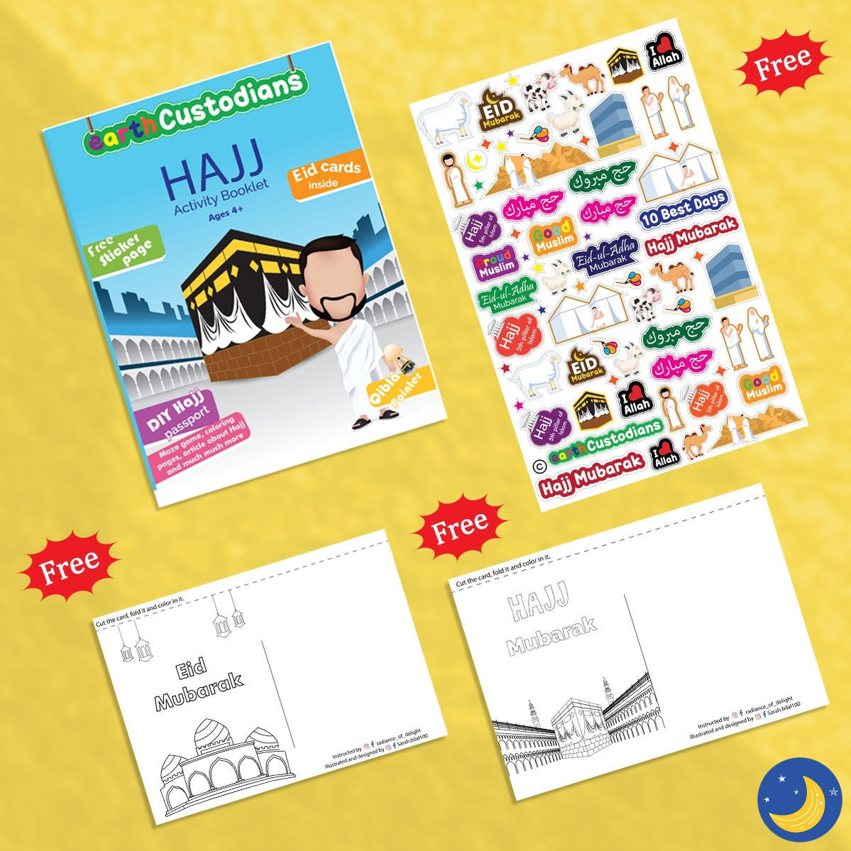 Hajj Activity Book | Activity Books for Kids | Crescent Moon Store