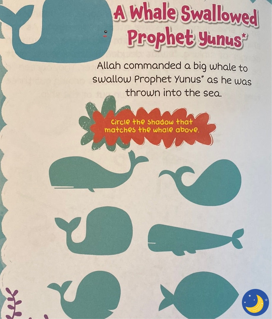 Prophet Yunus Swallowed by the Whale Activity Book