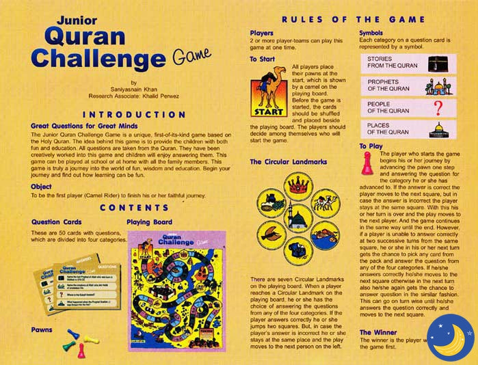 Quran Challenge Game | Challenge Game For Kids | Crescent Moon Store